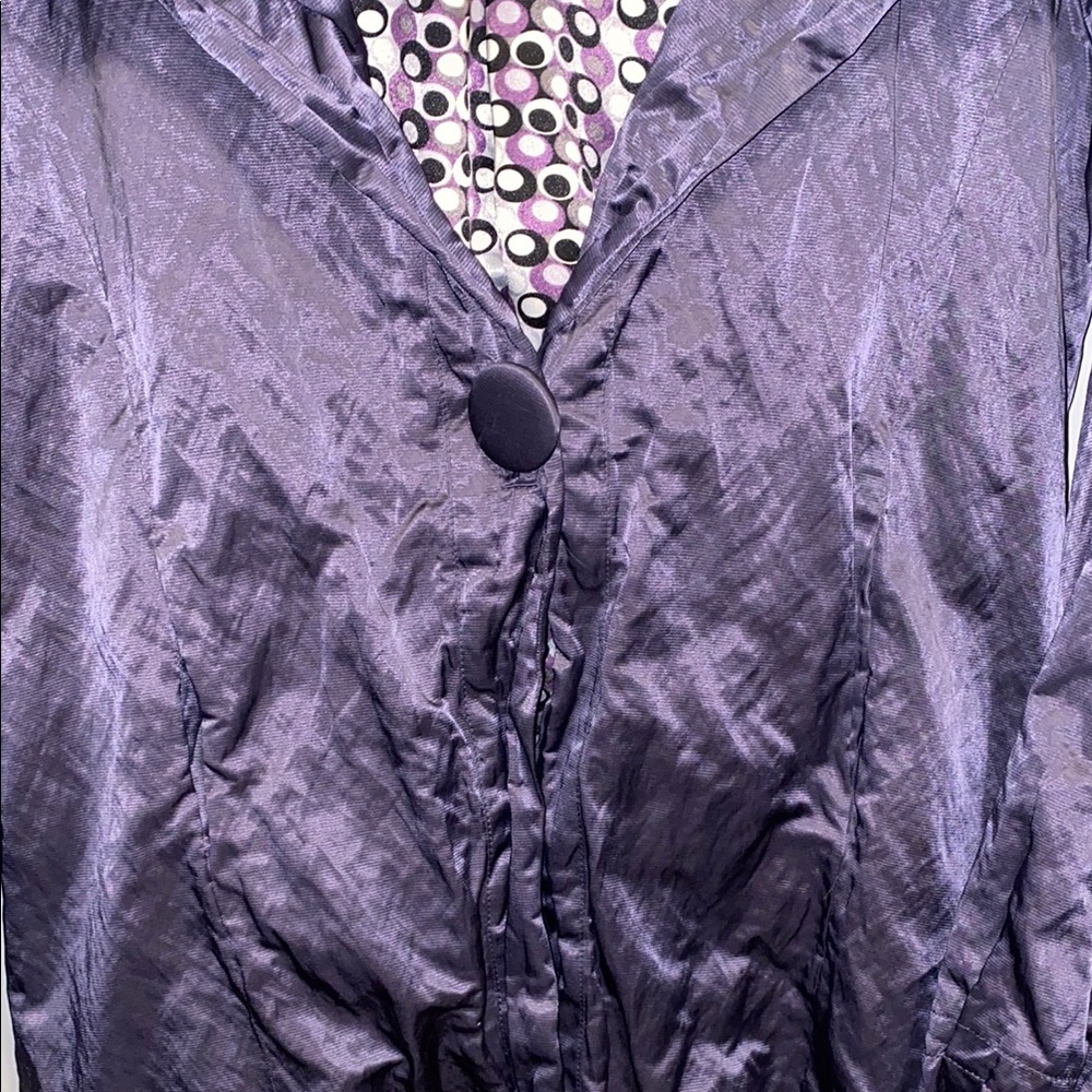 Gitane Size 14 Elegant Purple Women's Jacket - Picture 5 of 16